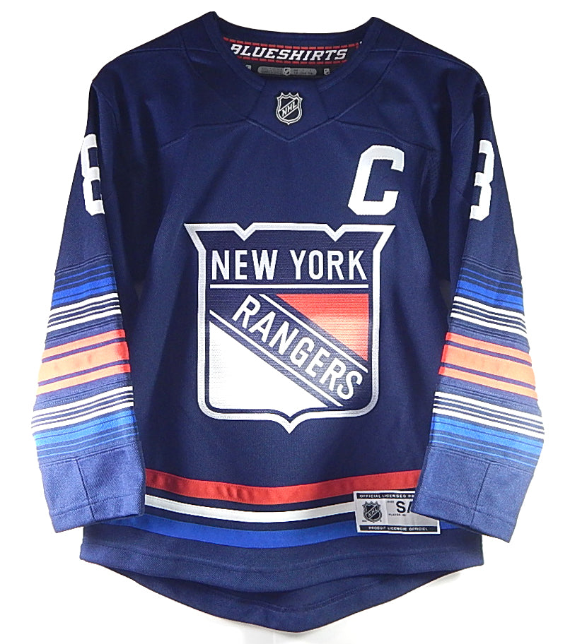 Jacob Trouba #8 New York Rangers Blueshirts NHL Hockey Jersey New Navy Yth S/M