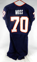2015 Virginia Cavaliers Steven Moss #70 Game Used Navy Jersey 42 157