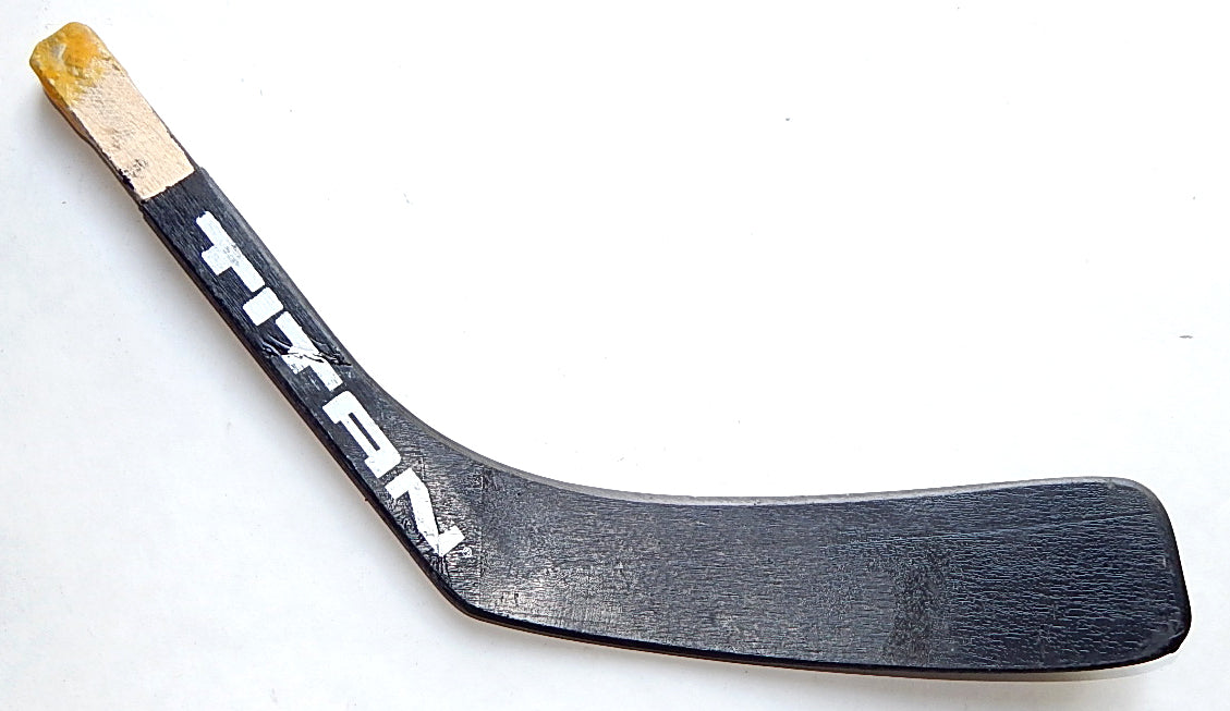 Ashlin Halfnight Game Used Hockey Stick Blade Titan Carolina Hurricanes B Pic2