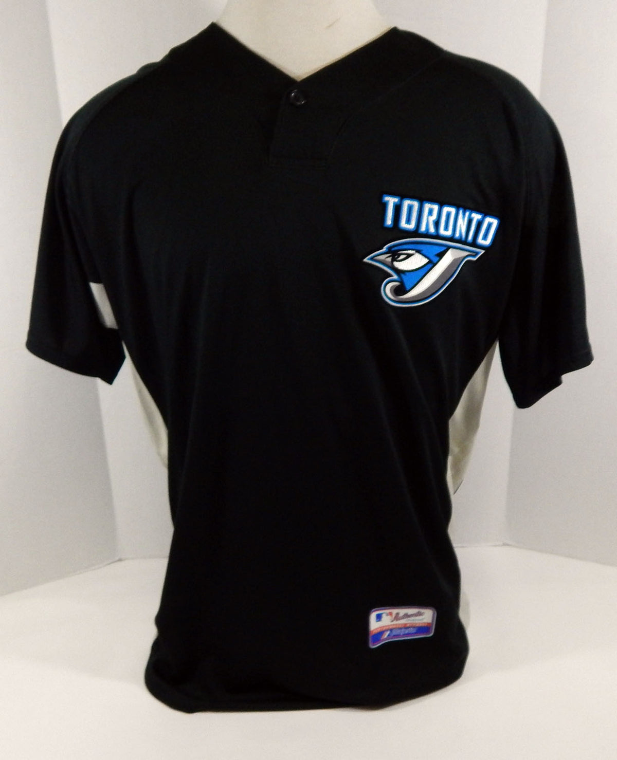 2008-10 Toronto Blue Jays #60 Game Used Black Jersey Batting Practice ST 48 091 Pic2