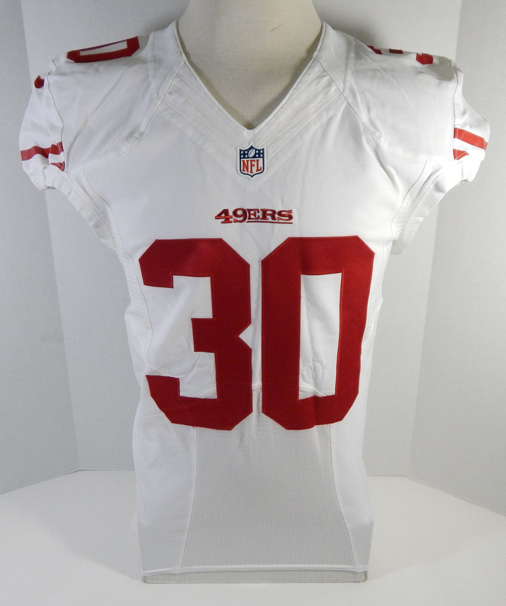 2016 San Francisco 49ers #30 Game Issued White Jersey DP16496