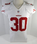 2016 San Francisco 49ers #30 Game Issued White Jersey DP16496
