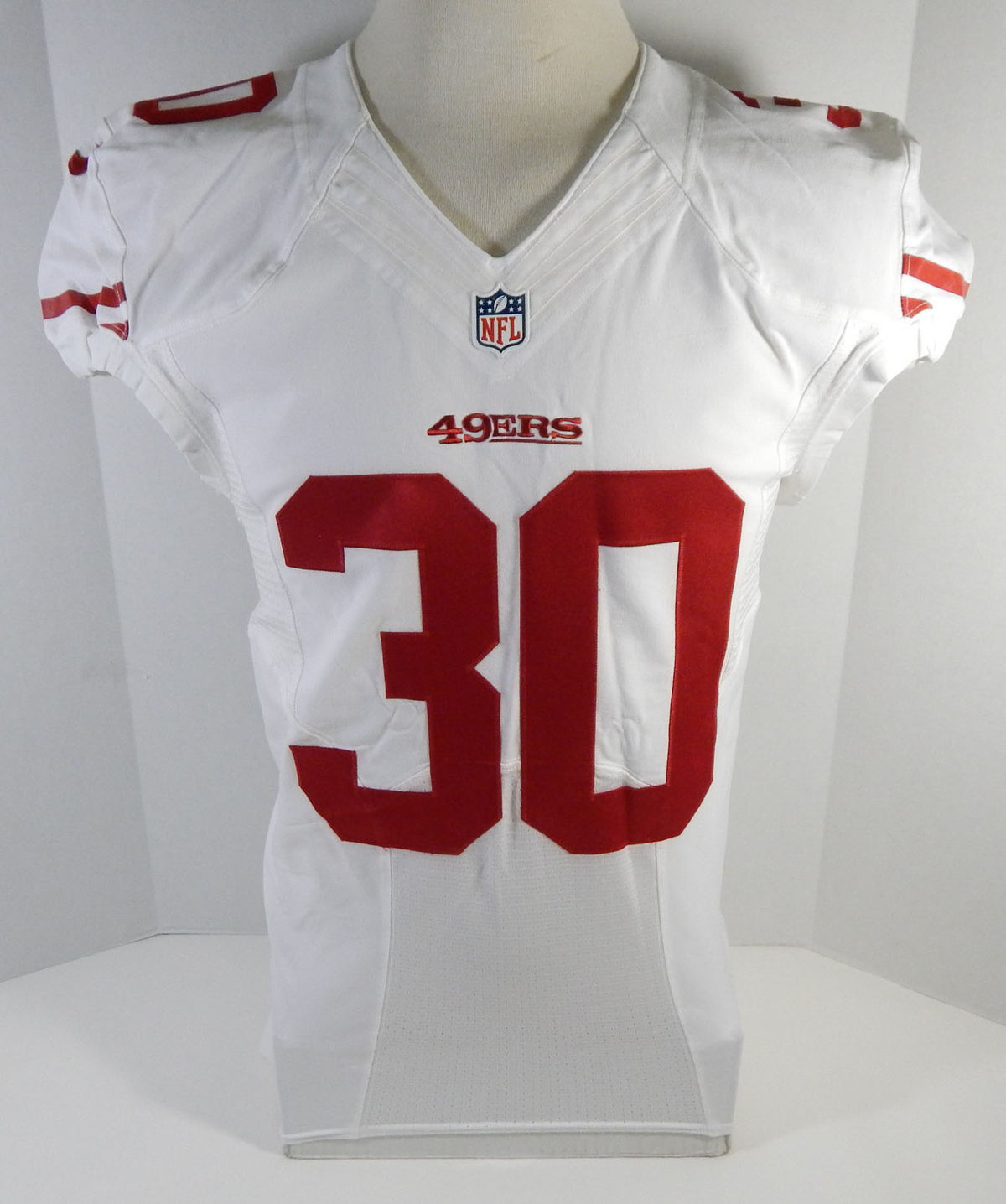 2016 San Francisco 49ers #30 Game Issued White Jersey DP16496
