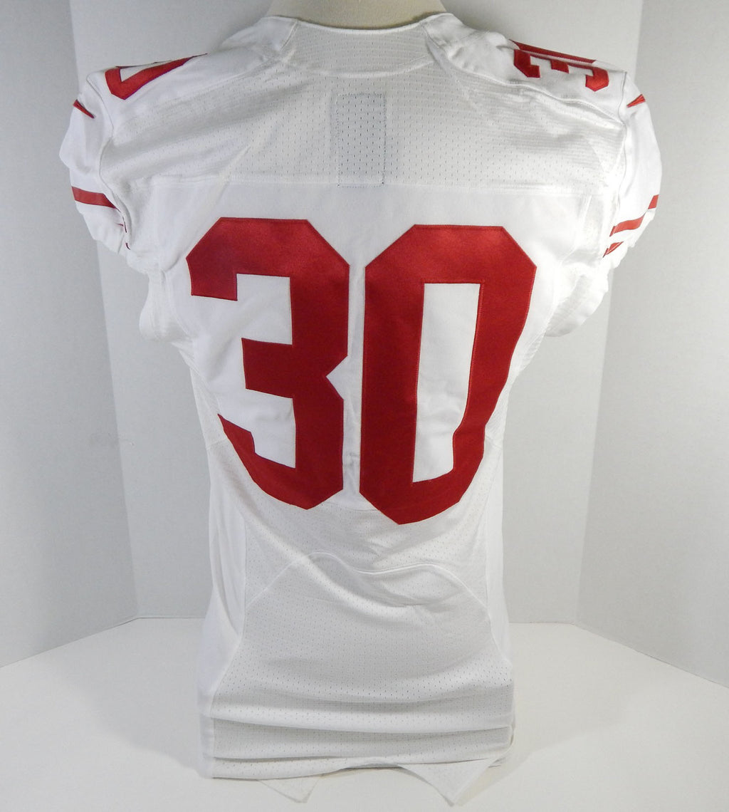 2016 San Francisco 49ers #30 Game Issued White Jersey DP16496 Pic2