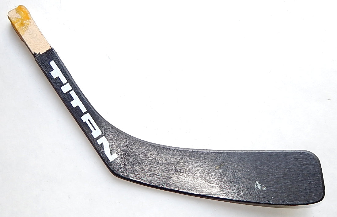 Ashlin Halfnight Game Used Hockey Stick Blade Titan Carolina Hurricanes C Pic2