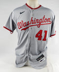 2023 Washington Nationals Anthony Castro #41 Game Issued Grey Jersey 44 106