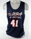 2000s Team USA Basketball #41 Game Issued Navy Practice Jersey 2XL DP68992
