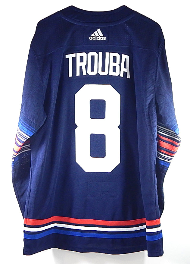 Jacob Trouba #8 New York Rangers Adidas Blueshirts NHL Hockey Jersey New Navy 52 Pic2