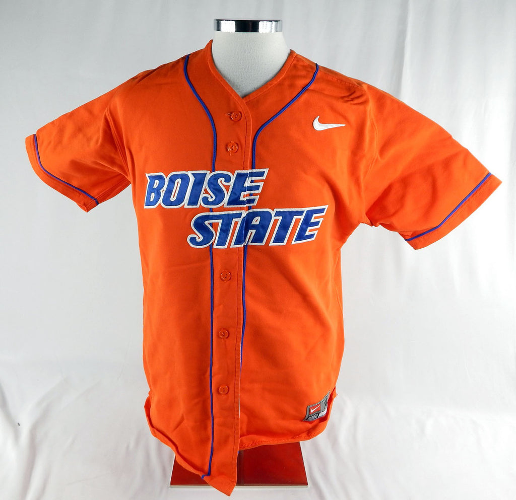 2000s Boise State Broncos #53 Game Used Orange Jersey Softball XL 988