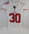 2012 San Francisco 49ers #30 Game Issued White Jersey DP16499