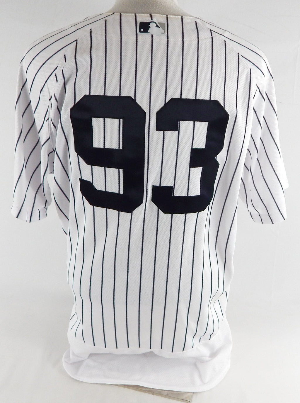 2019 New York Yankees Zack Zehner #93 Game Used White Jersey ST Opening Day 4 Pic2