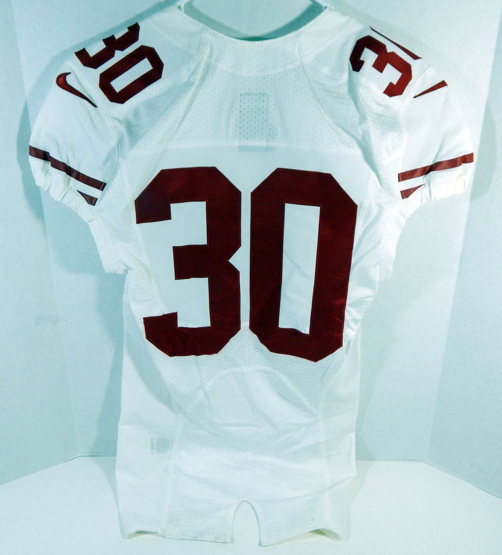 2012 San Francisco 49ers #30 Game Issued White Jersey DP16499 Pic2
