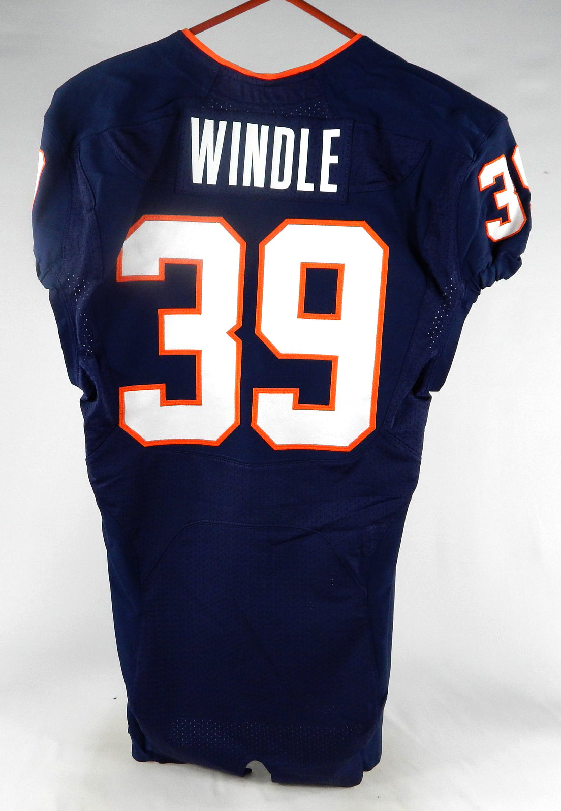 2012 Virginia Cavaliers Tucker Windle #39 Game Used Navy Jersey 40 159