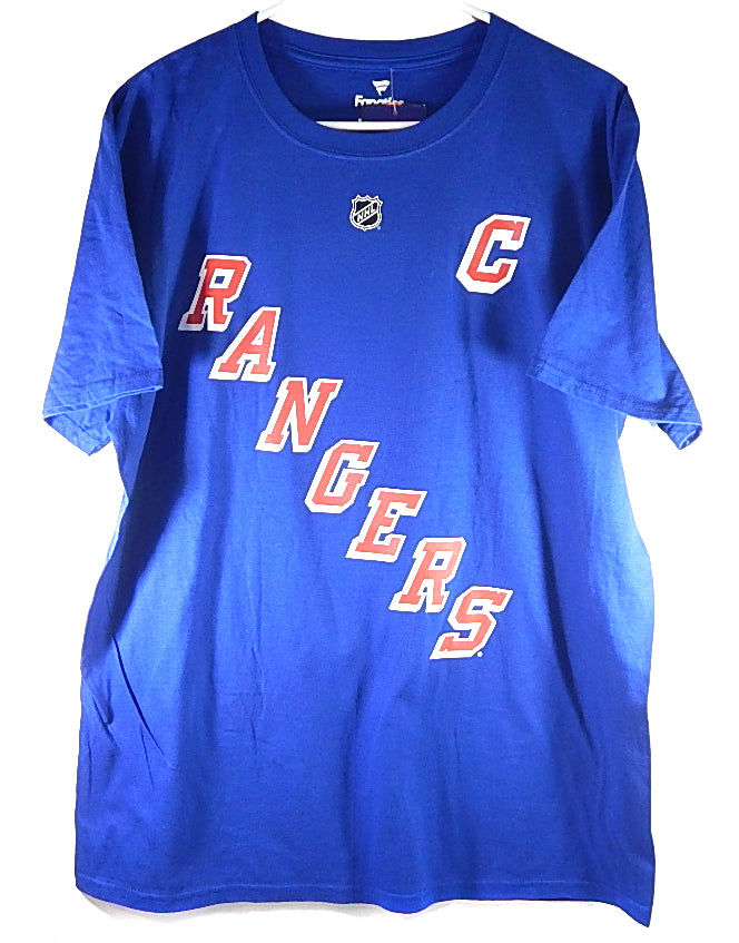 Jacob Trouba #8 New York Rangers Fanatics NHL Tee Shirt New Blue Youth XL