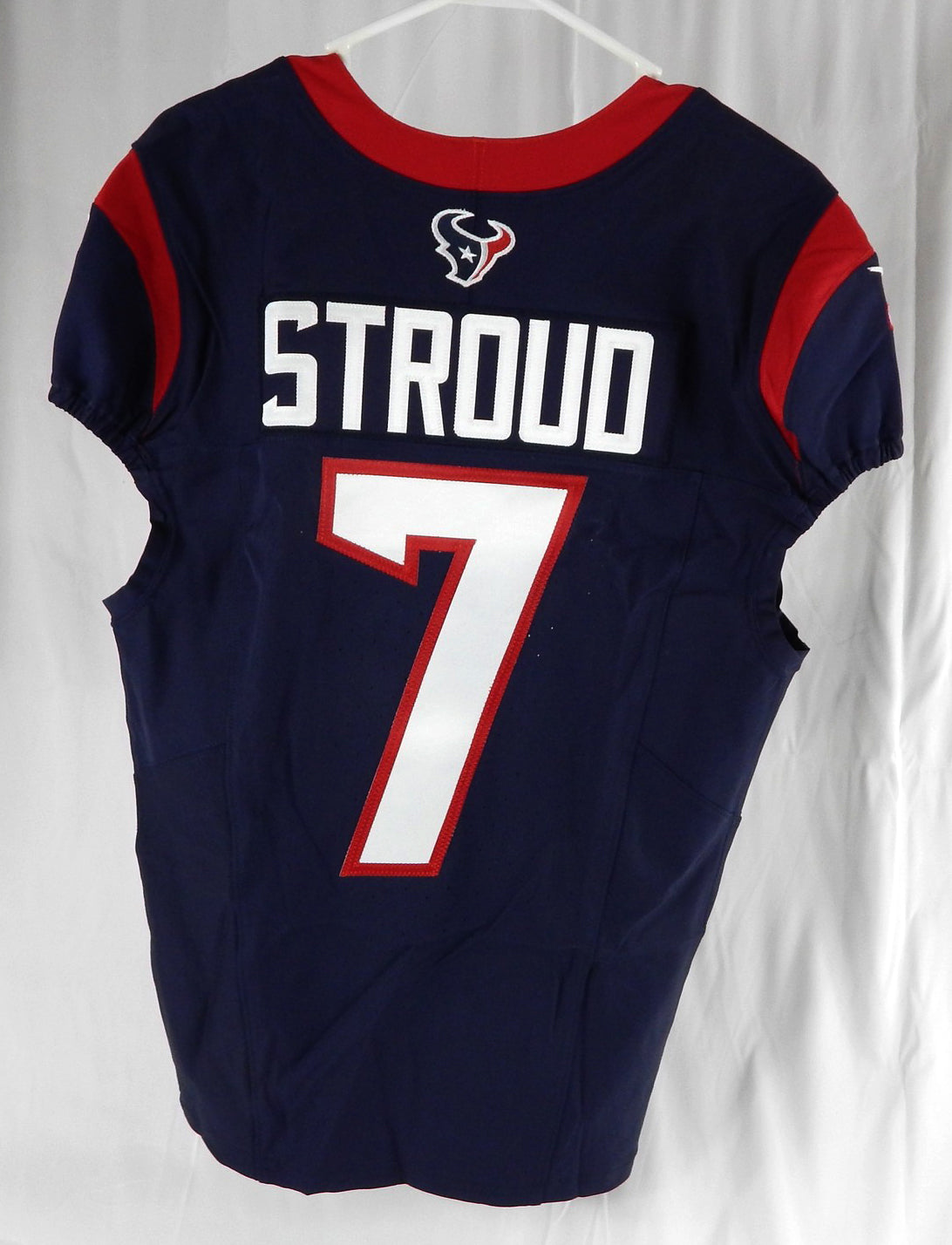 2023 Houston Texans C.J. Stroud #7 Game Issued Navy Jersey Captain Patch 40 993 Pic2