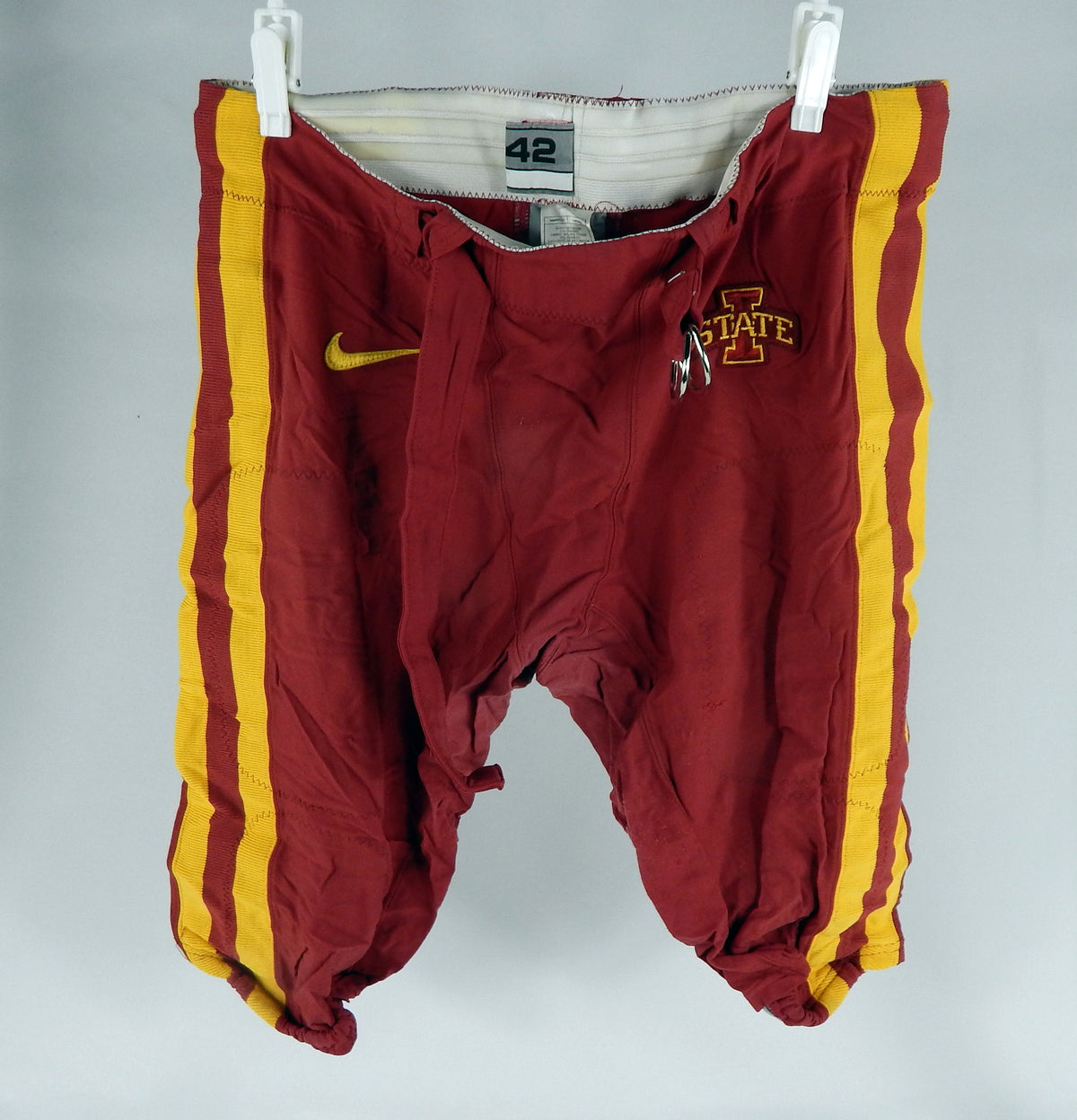 Iowa State Cyclones #77 Game Used Red Pants 42 DP67408