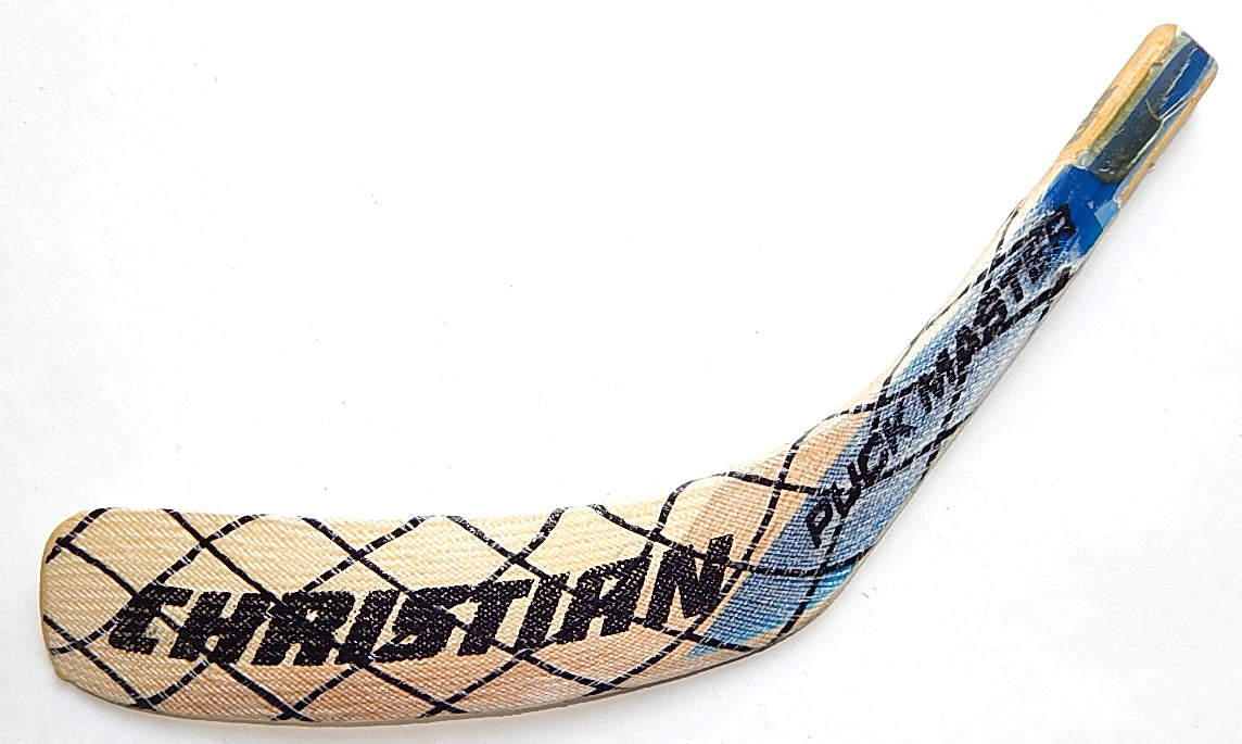Robert Kron Game Used Hockey Stick Blade Christian Carolina Hurricanes B