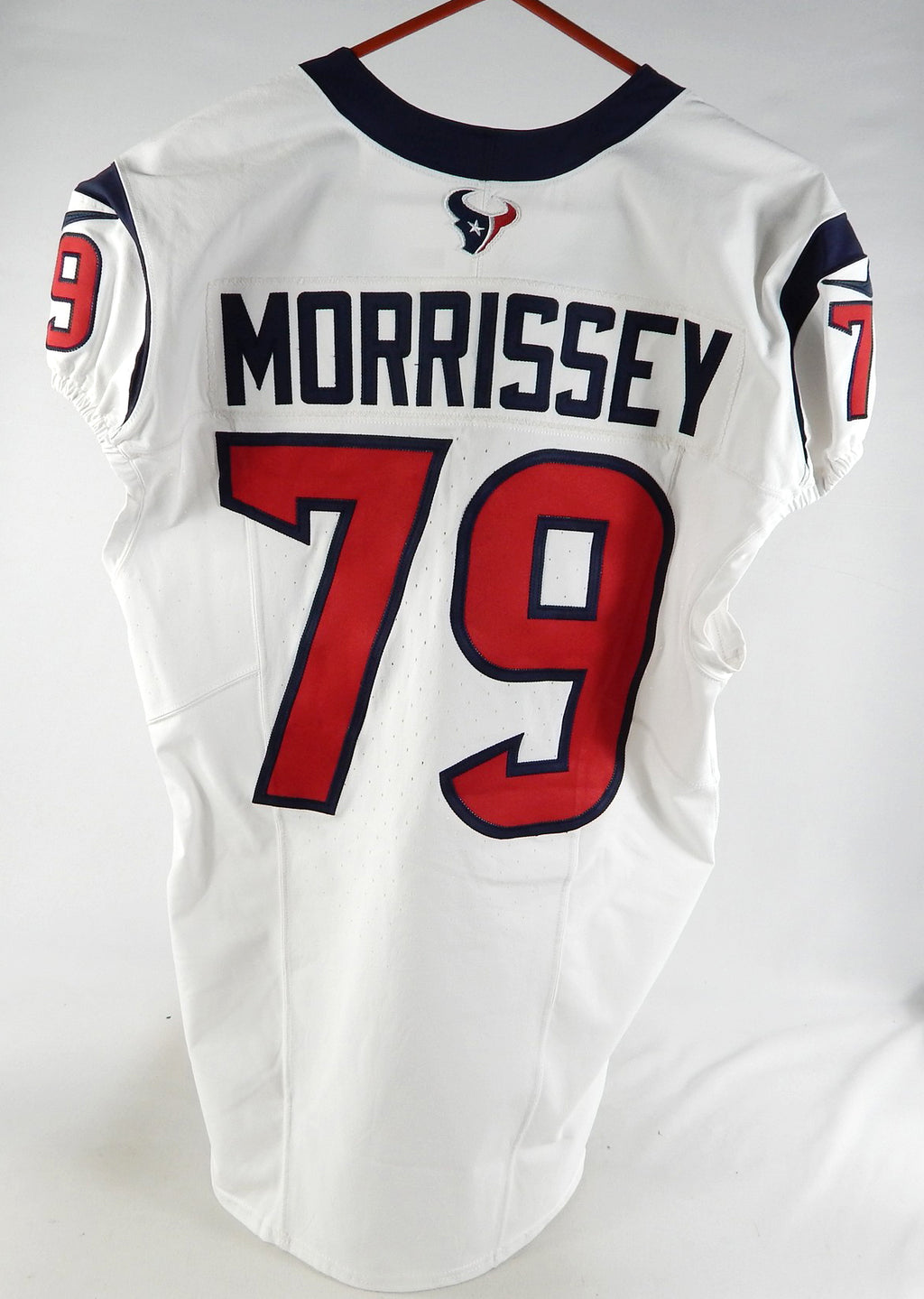 2023 Houston Texans Jimmy Morrissey #79 Game Issued White Jersey 46 505 Pic2