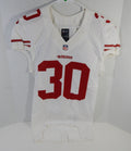 2012 San Francisco 49ers #30 Game Issued White Jersey DP16500
