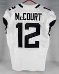 2021 Jacksonville Jaguars James McCourt #12 Game Used White Jersey 42 955