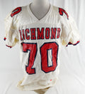 1990s Richmond Spiders #70 Game Used White Jersey Football 50 887