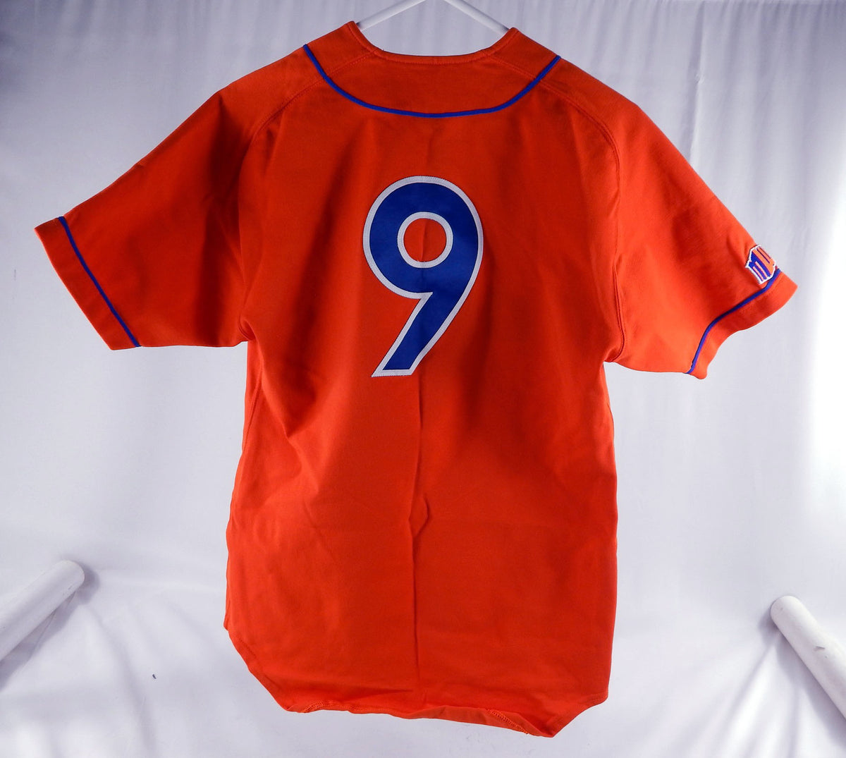 2000s Boise State Broncos #9 Game Issued Orange Jersey Softball M 990 Pic2