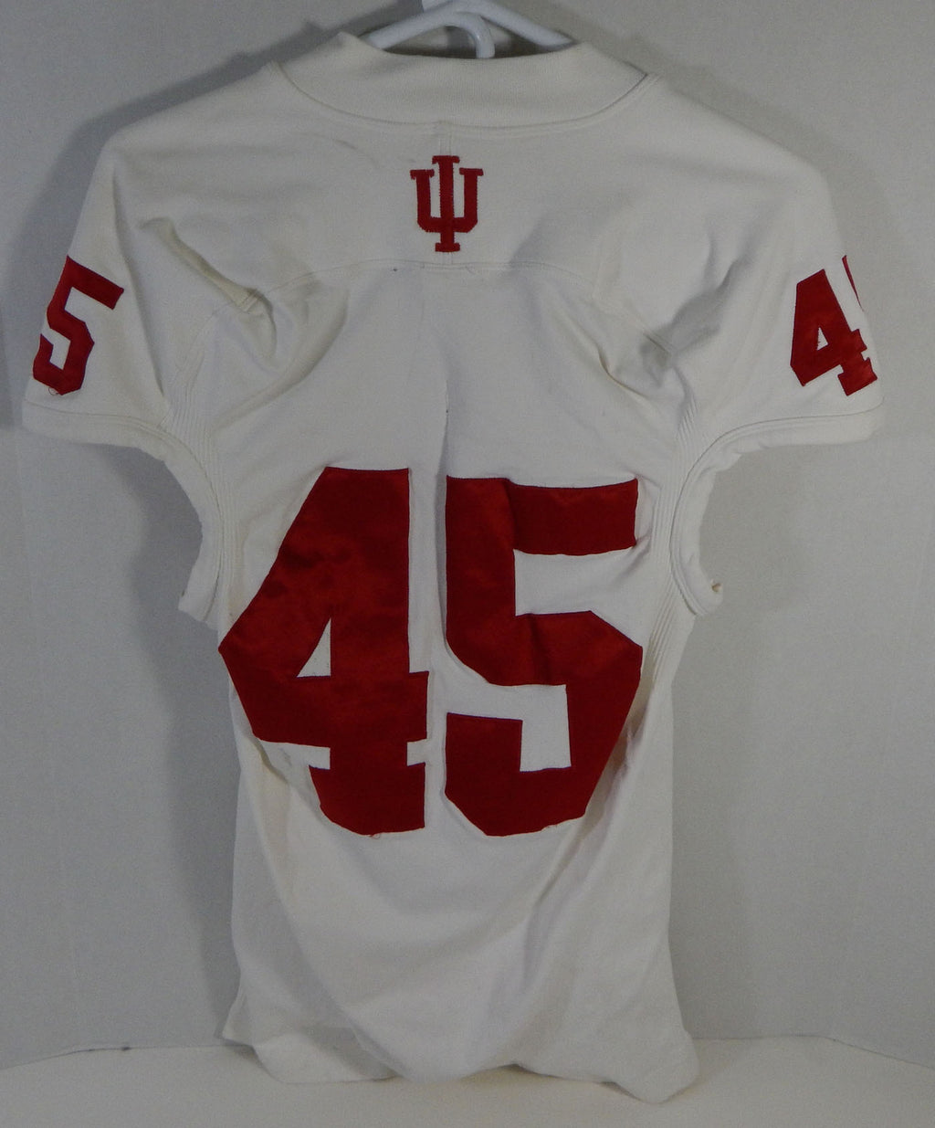2012 Indiana Hoosiers #45 Game Used White Jersey Nameplate Removed L DP14040 Pic2