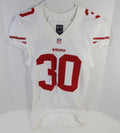 2012 San Francisco 49ers #30 Game Issued White Jersey DP16501