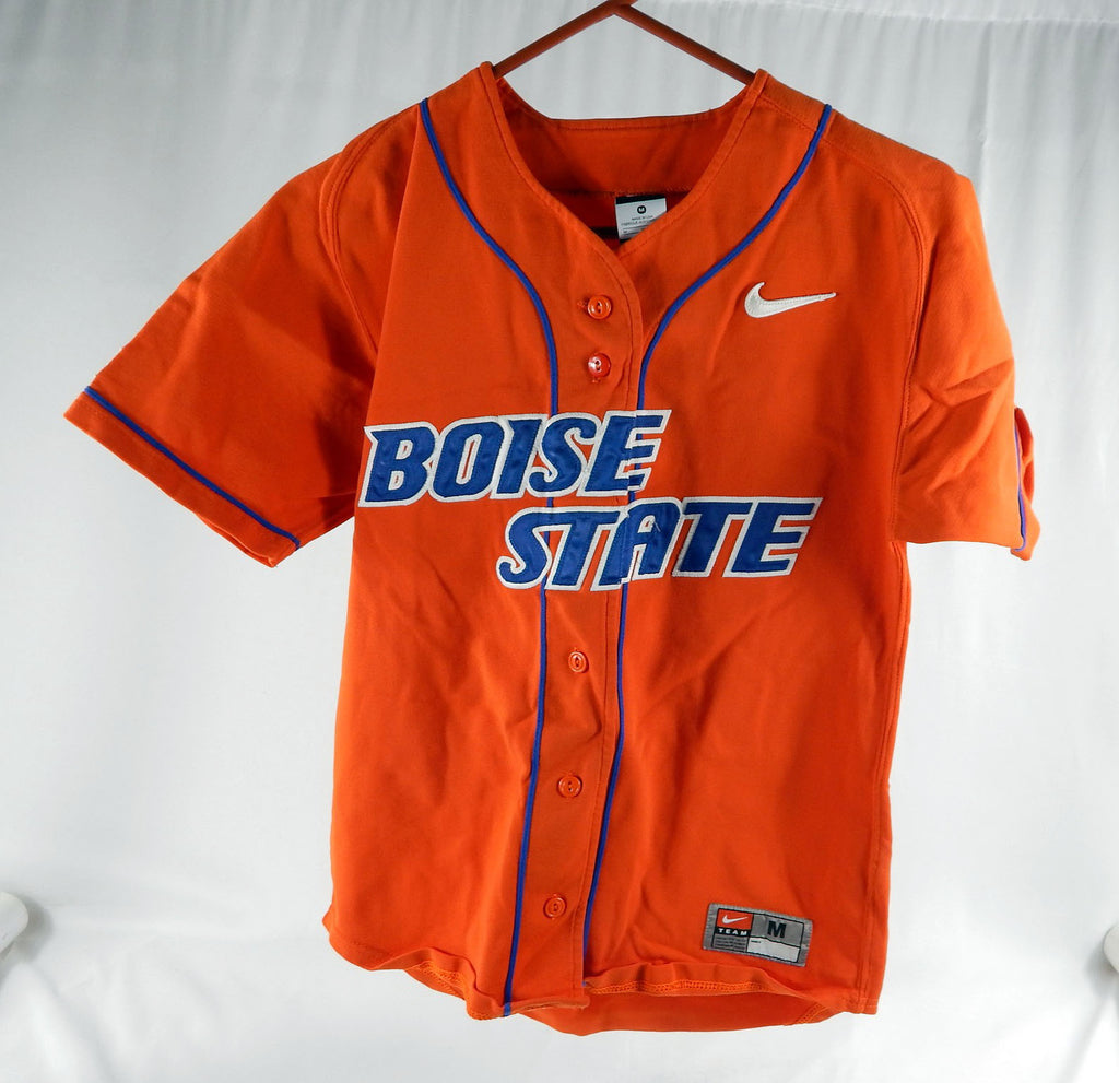 2000s Boise State Broncos #5 Game Used Orange Jersey Softball M 991