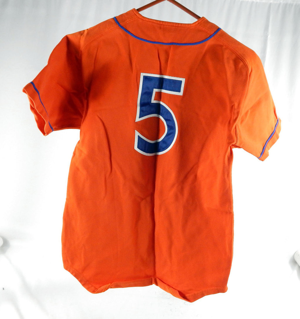 2000s Boise State Broncos #5 Game Used Orange Jersey Softball M 991 Pic2