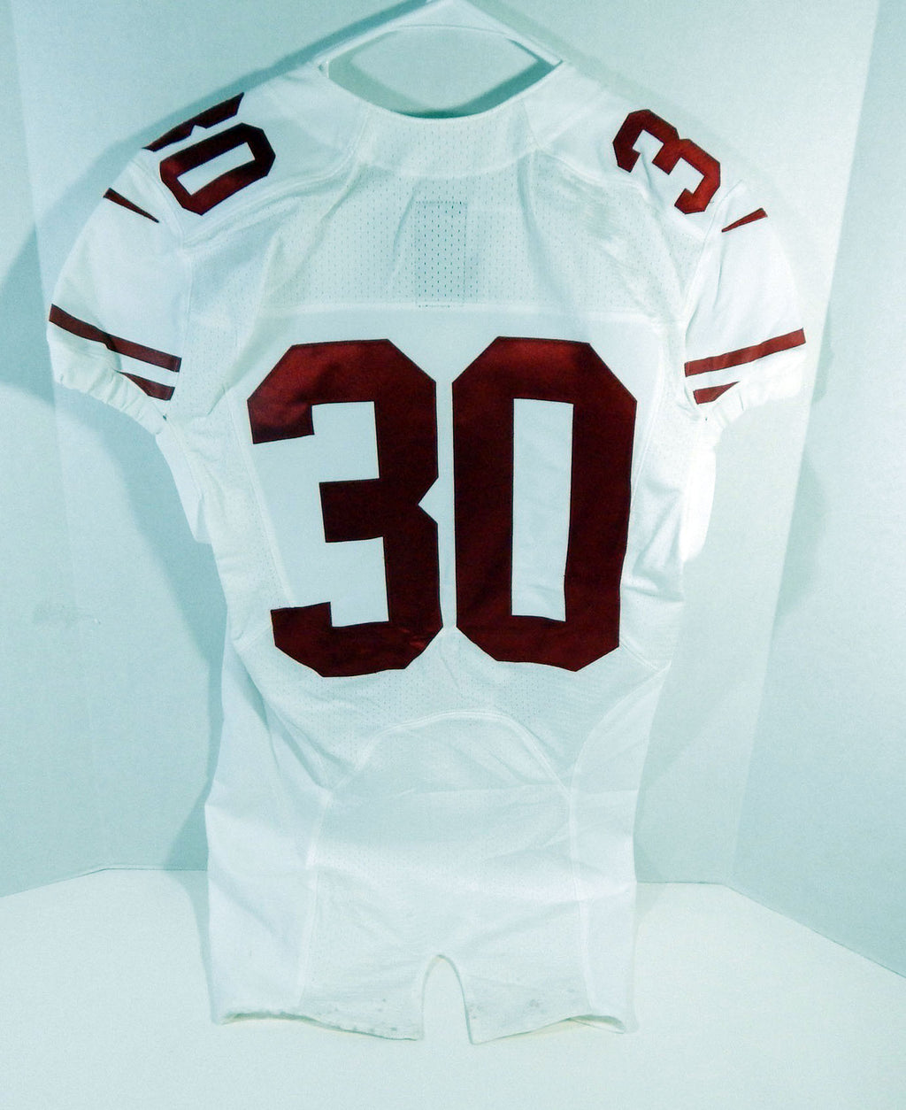 2013 San Francisco 49ers #30 Game Issued White Jersey DP16502 Pic2
