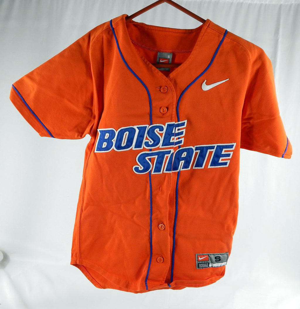 2000s Boise State Broncos #13 Game used Orange Jersey Softball S 992