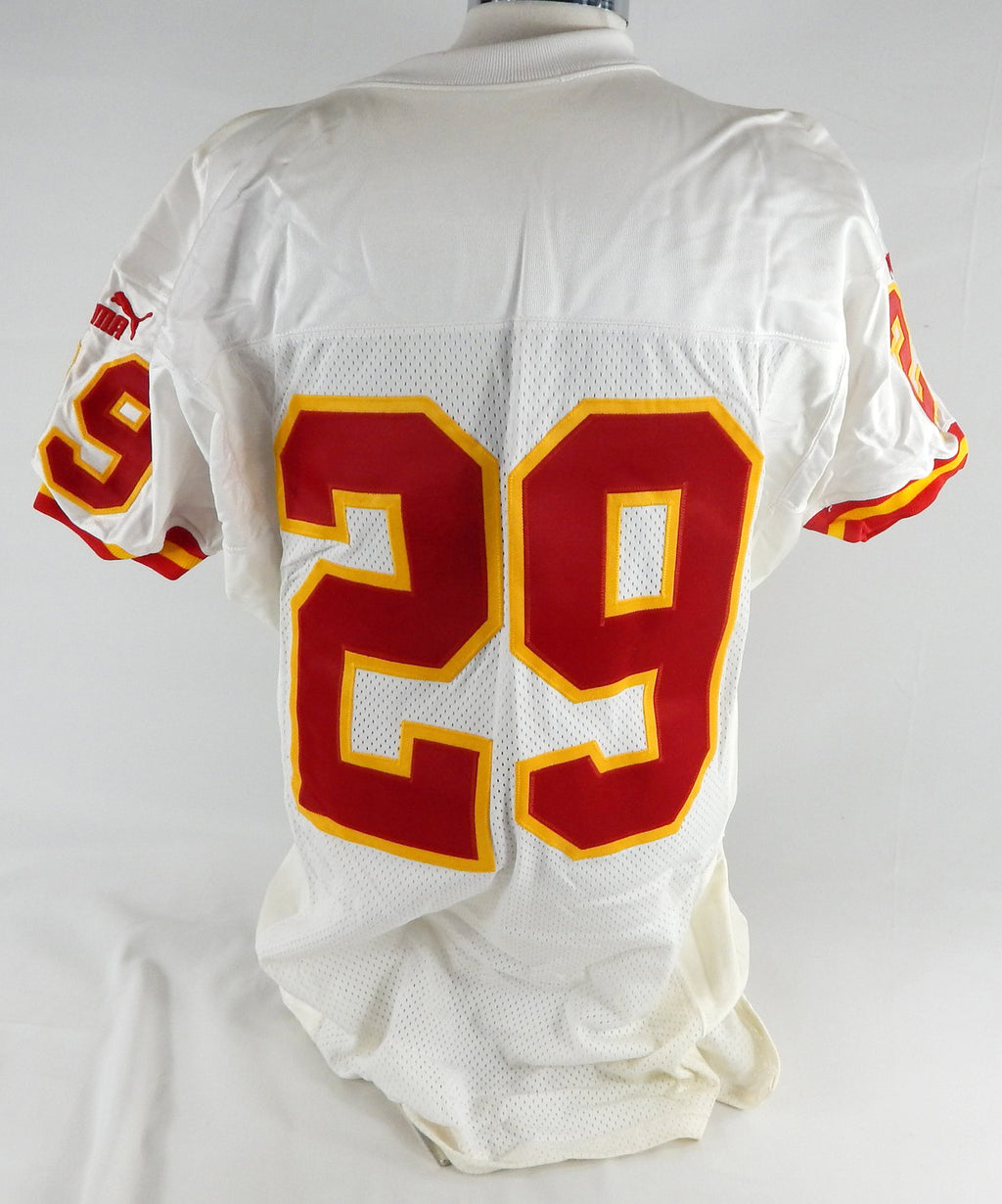 1999 Kansas City Chiefs #29 Game Issued White Jersey 42 790 Pic2