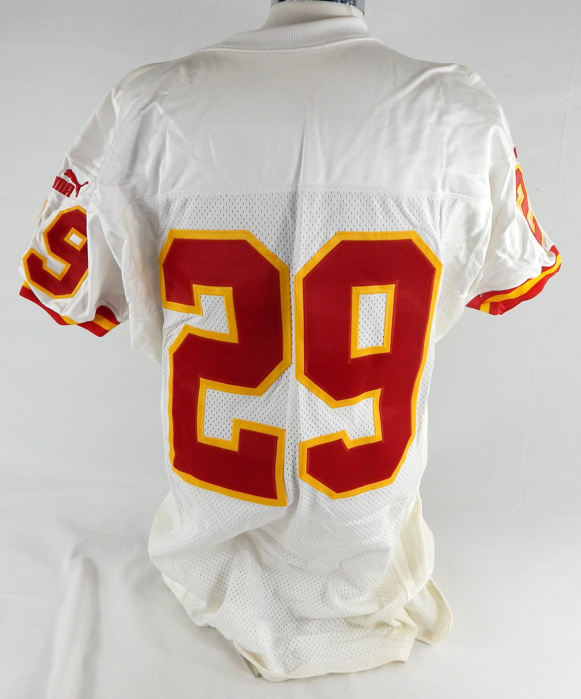 1999 Kansas City Chiefs #29 Game Issued White Jersey 42 790 Pic2