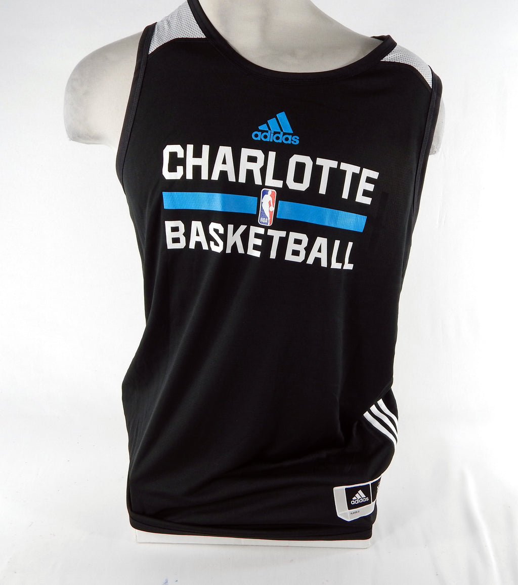 2016-17 Charlotte Hornets Game Issued Black Practice Jersey XL+2 DP68996
