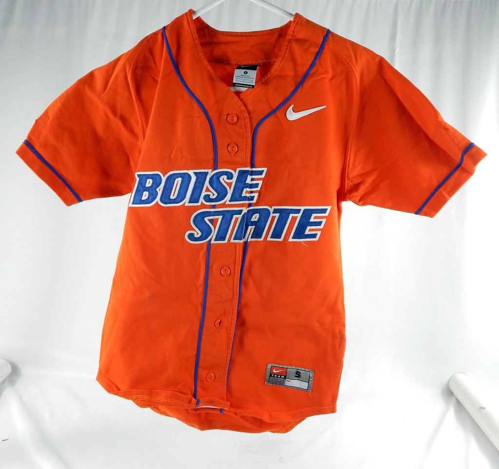 2000s Boise State Broncos #3 Game Issued Orange Jersey Softball S 993