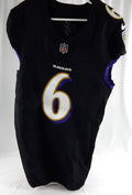 2024 Baltimore Ravens CJ Gardner-Johnson #6 Game Issued Black Jersey 38 526