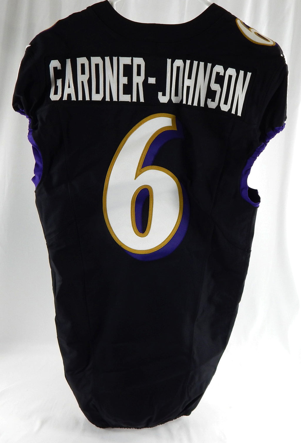 2024 Baltimore Ravens CJ Gardner-Johnson #6 Game Issued Black Jersey 38 526 Pic2