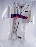 2000s Boise State Broncos #14 Game Used White Jersey Softball M 994