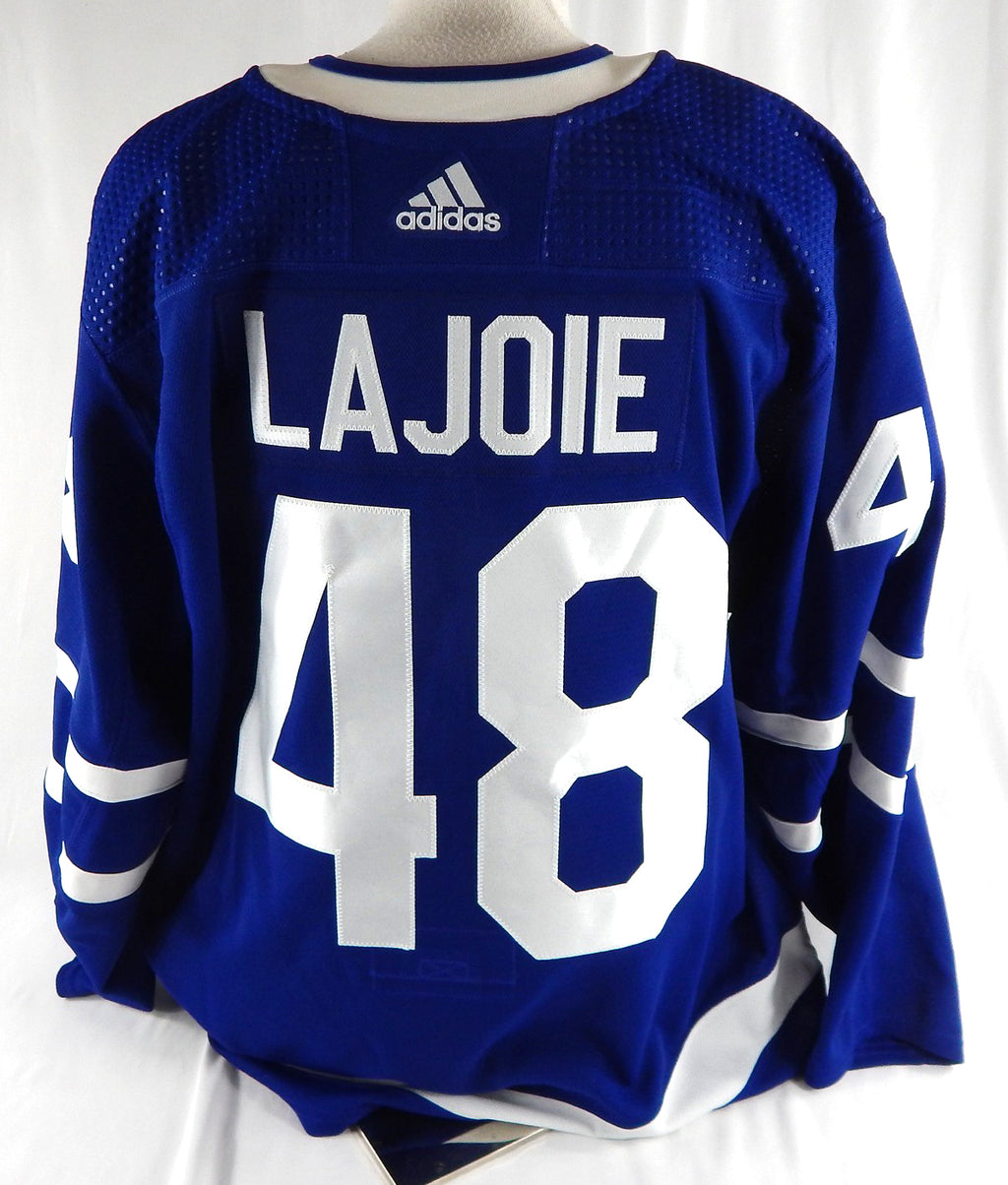 2023-24 Toronto Maple Leafs Maxime Lajoie #48 Game Issued Blue Jersey  56 533 Pic2