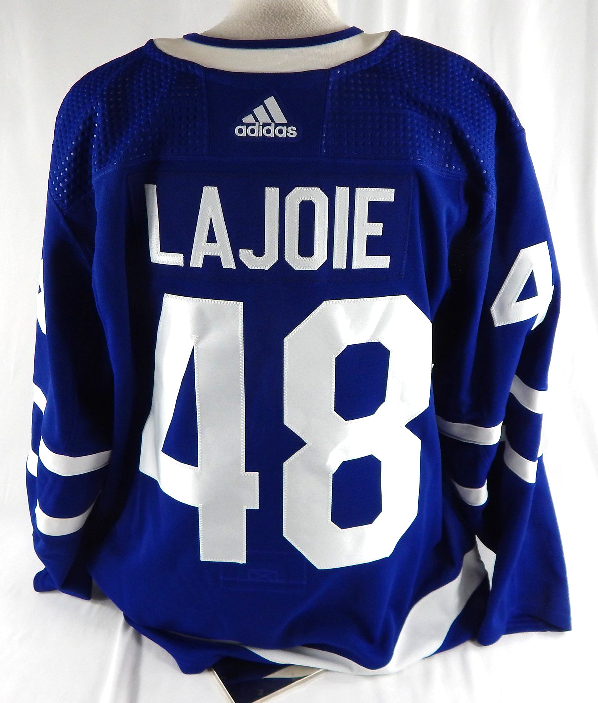 2023-24 Toronto Maple Leafs Maxime Lajoie #48 Game Issued Blue Jersey  56 533 Pic2