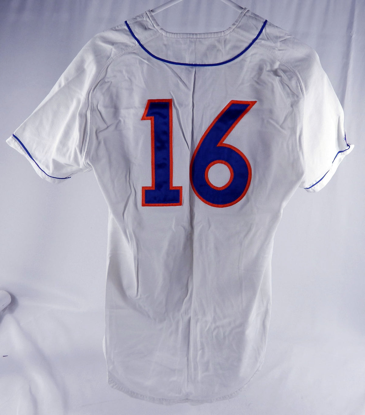 2000s Boise State Broncos #16 Game Used White Jersey Softball M 995 Pic2