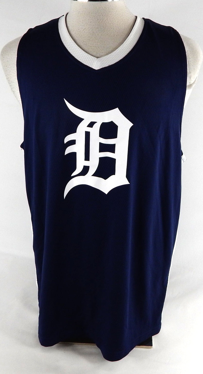 2025-26 Detroit Pistons Paul Reed #7 Game Used Navy Jersey Tigers Playoffs XL 6