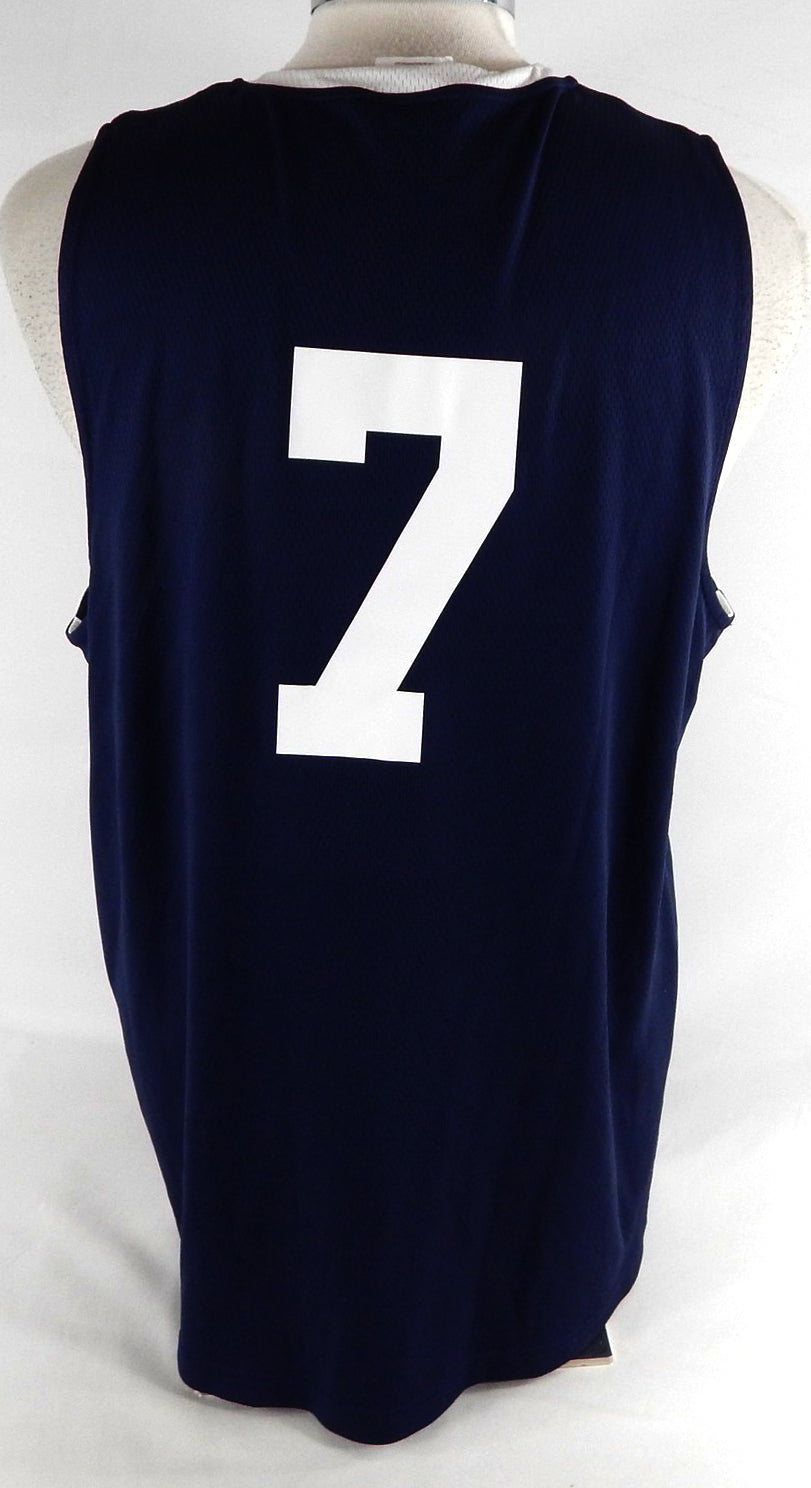 2025-26 Detroit Pistons Paul Reed #7 Game Used Navy Jersey Tigers Playoffs XL 6 Pic2