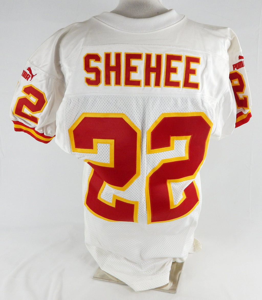 1999 Kansas City Chiefs Rashaan Shehee #22 Game Issued White Jersey 40 794 Pic2