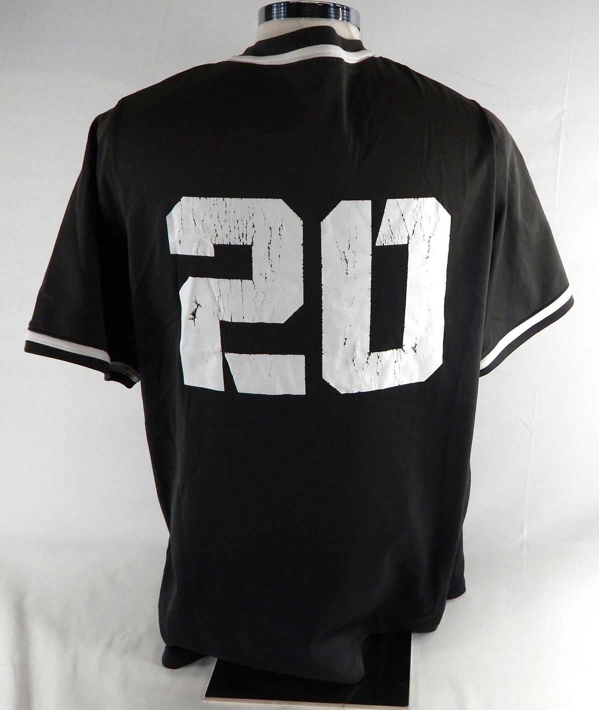 2023 Texas Christian TCU Frogs #20 Game Used Grey Practice Jersey Baseball L 725 Pic2