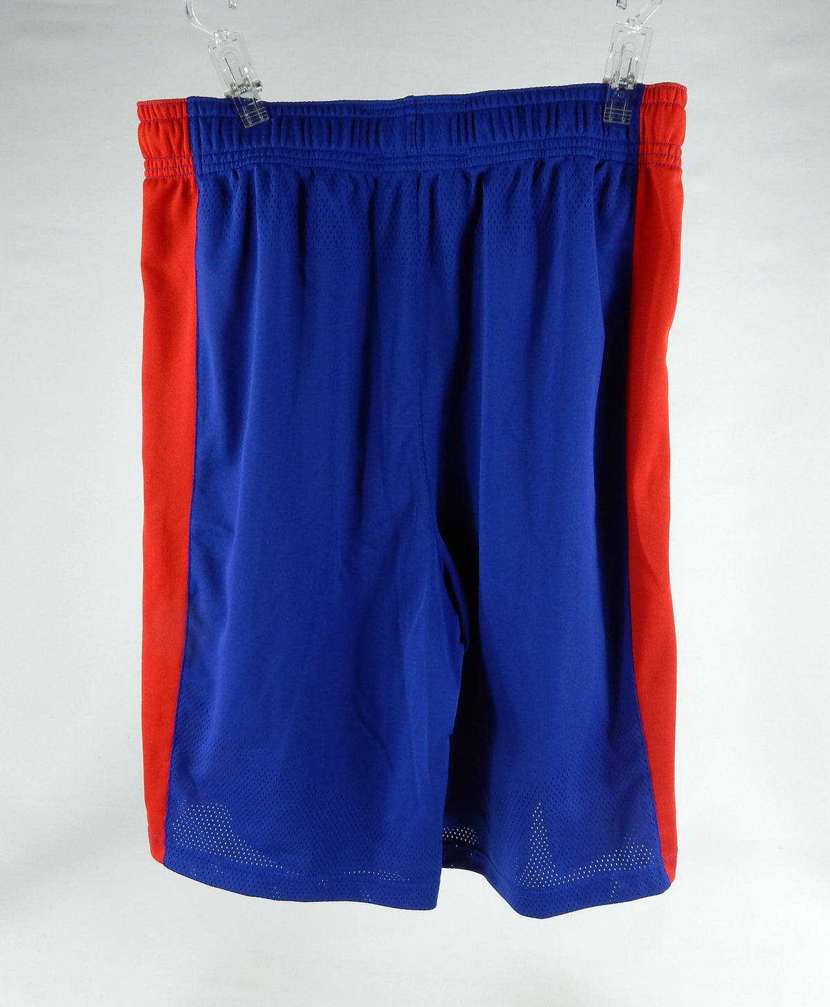 2018-19 Detroit Pistons Reggie Bullock #25 Game Used Blue Shorts 38+2 DP71614 Pic2