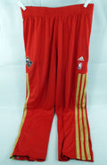 2013-14 New Orleans Pelicans Game Issued Red Warm Up Pants XL 171