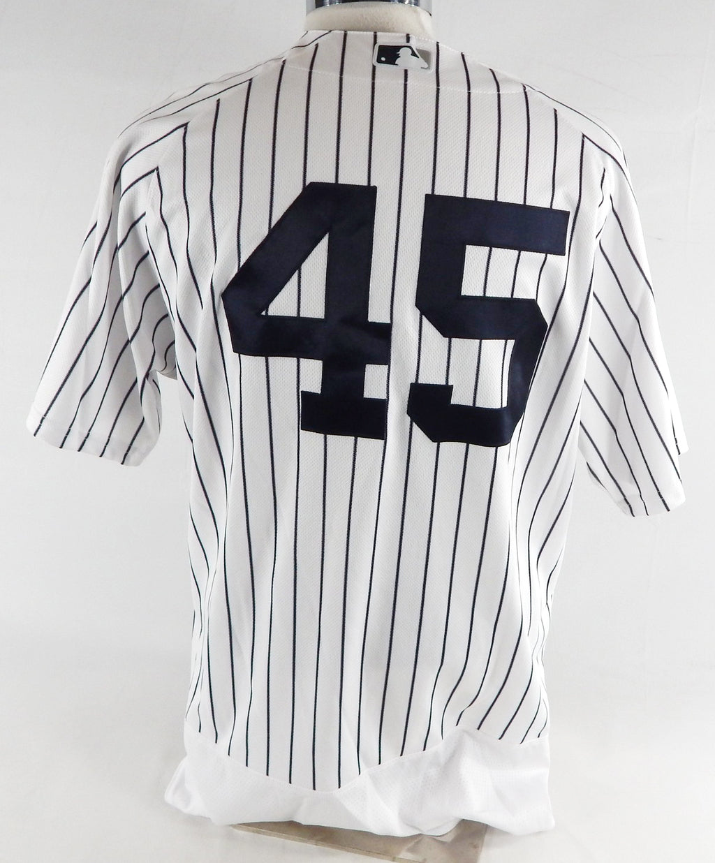 2016 New York Yankees Chasen Shreve #45 Game Used White Jersey Yogi Berra 8 P 2 Pic2
