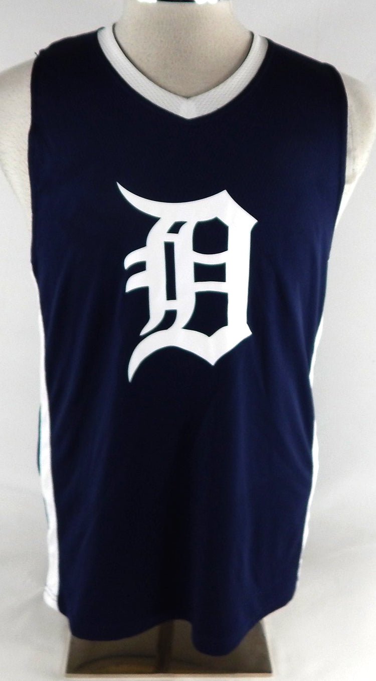 2025-26 Detroit Pistons Marcus Sasser #25 Game Used Navy Jersey Tigers Playoff
